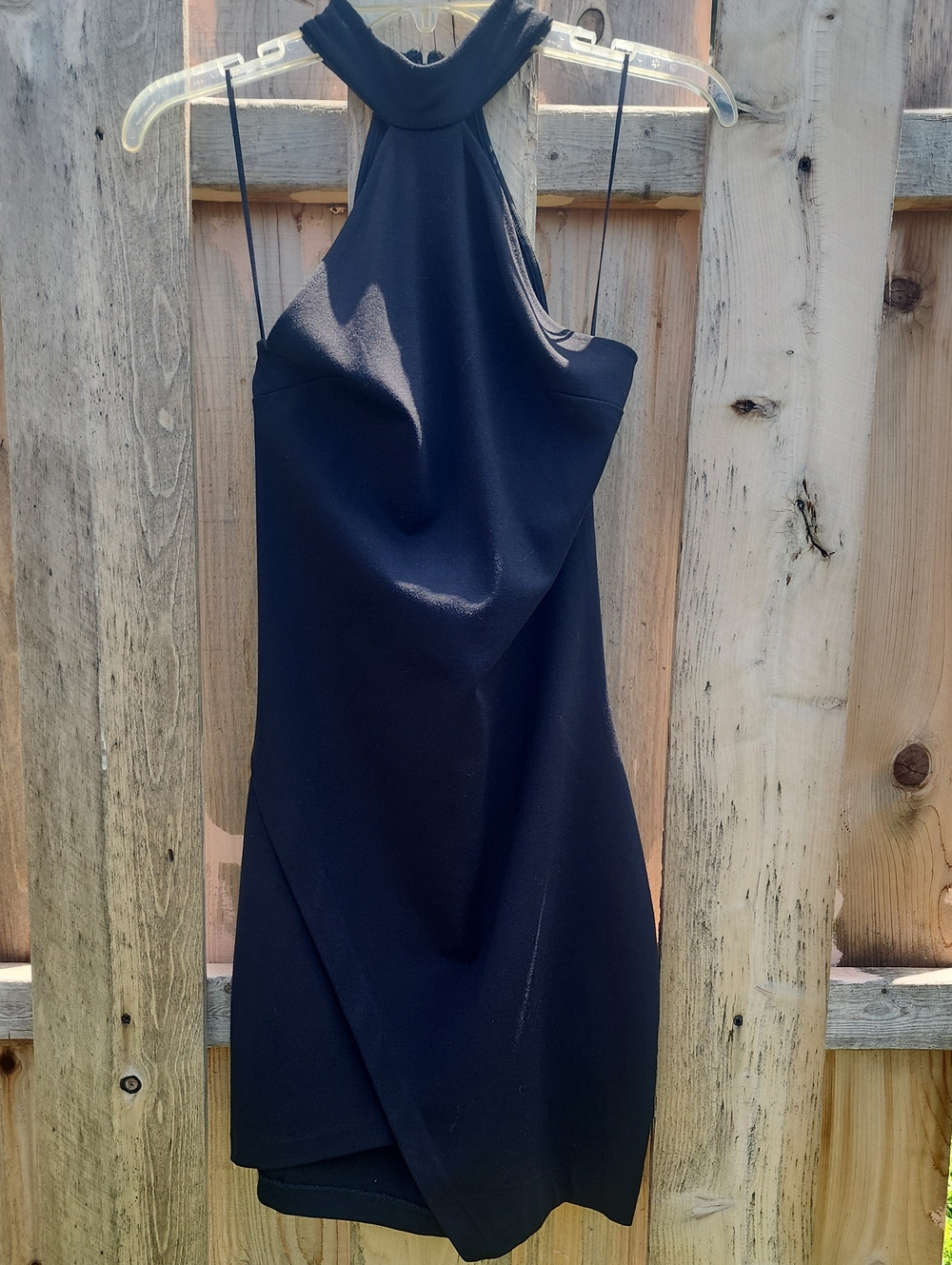 Express Black Halter Bodycon Dress Size 4